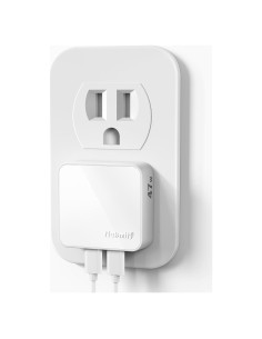Cargador de pared USB C Nekmit 47W Dual Carga Rápida Blanco