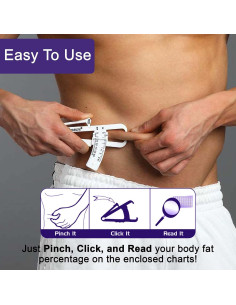 Calibrador de Grasa Corporal AccuMeasure 3000 - Precisión Profesional 2