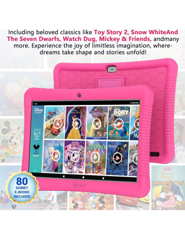 Tableta Android Contixo K102 para Niños 10" 32GB Rosa