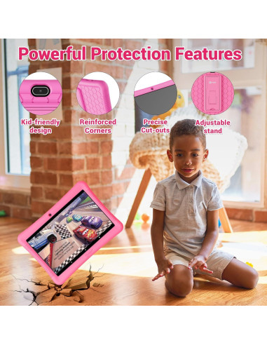 Tableta Android Contixo K102 para Niños 10" 32GB Rosa