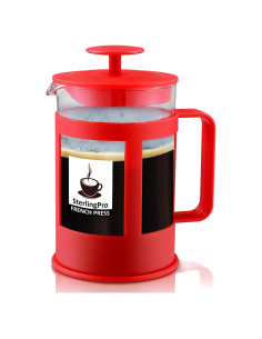 Prensa Francesa de Café SterlingPro 6 Tazas Doble Filtro