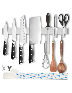 Soporte Magnético para Cuchillos HomeSimplex 44.5 cm Acero Inoxidable