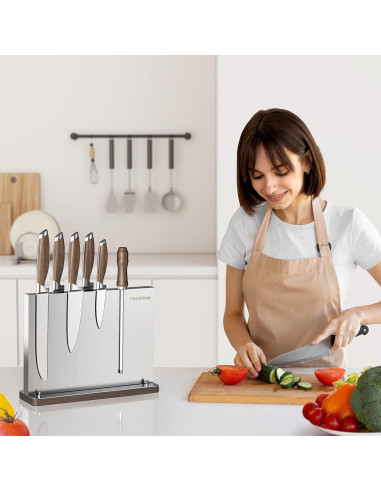 Soporte Magnético para Cuchillos Fomidao Acero Inoxidable 30x8cm