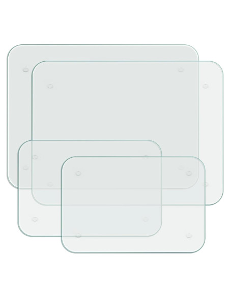 Tabla de Cortar de Vidrio Templado BOMINICA 4 Piezas 30x40cm