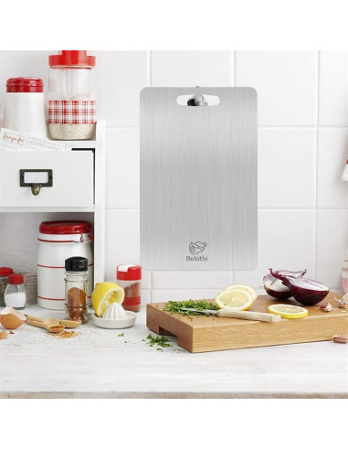Juego de 3 Tablas de Cortar Acero Inoxidable Belothi 304