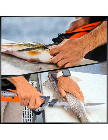 Cuchillo de filete eléctrico KastKing Speed Demon 110V con 2 cuchillas