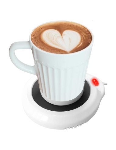 Calentador de Tazas Eléctrico Evelots - 17W - Plato 12.7cm