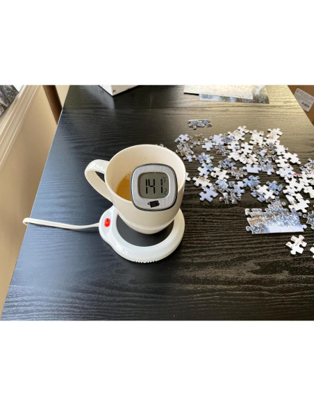 Calentador de Tazas Eléctrico Evelots - 17W - Plato 12.7cm