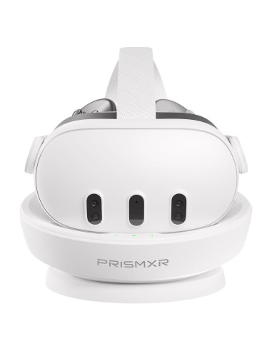 Estación de Carga PRISMXR Carina D1 para Quest 3 con 2 Baterías