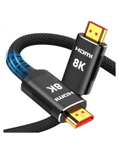 Cable HDMI 2.1 Snowkids 0.46m Ultra Alta Velocidad 48Gbps