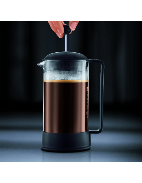 Cafetera de Émbolo Bodum Brasil 12 oz Vidrio Borosilicato