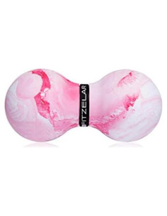 Bola de Masaje Doble Lacrosse FITZELAR 13x6.5 cm Rosa