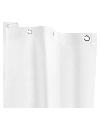 Cortina de Ducha Kenney PEVA Extra Larga 180x198 cm Blanca