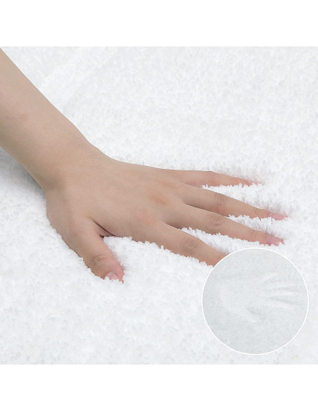 Conjunto de Alfombrillas de Baño SHACOS 3 Piezas Antideslizantes