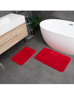 Conjunto de Alfombrillas de Baño Acsploer 2 Piezas Antideslizantes 2