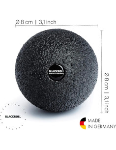 Pelota de Punto Gatillo BLACKROLL 8cm para Masaje Muscular 2
