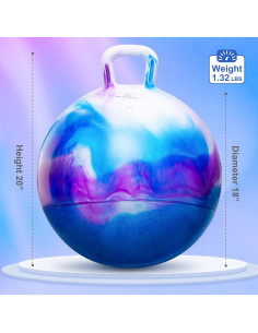 Pelota Saltarina Inflable PlayZap 45cm para Niños 3-8 Años 2