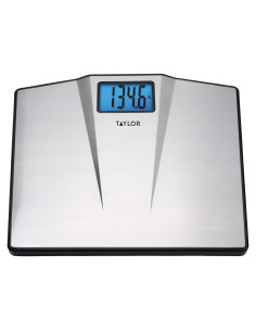 Escala Digital de Baño Taylor 7410, Acero Inoxidable, 250 kg