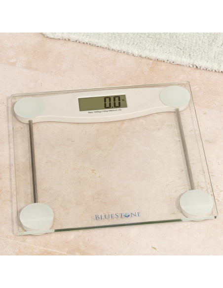 Escala de Baño Digital Bluestone - Vidrio Templado 181.44 kg