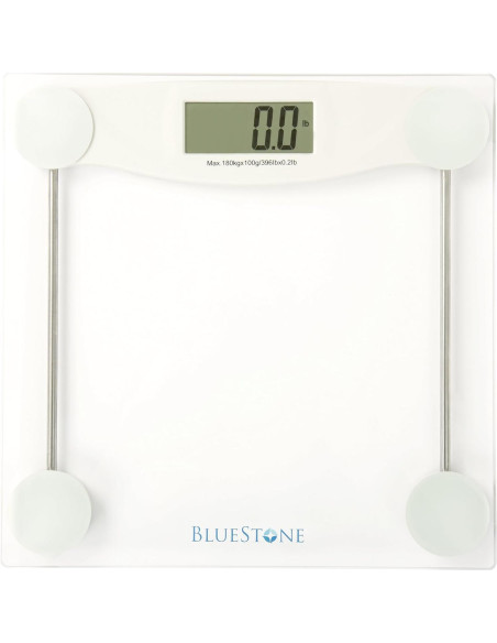 Escala de Baño Digital Bluestone - Vidrio Templado 181.44 kg