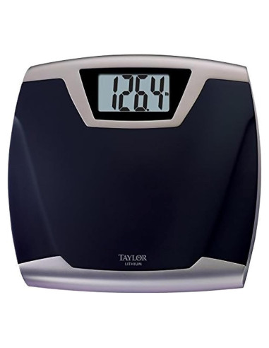 Báscula Digital Taylor 199.58 kg, Pantalla Grande, Antideslizante