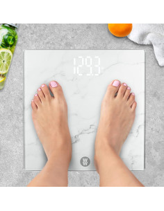 Báscula Digital de Baño Conair WW545Z Acabado Mármol 182 kg 2