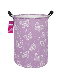 Cesta de lavandería grande INGUA 50L colapsable mariposa