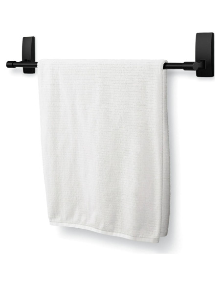 Barra de Toalla de Baño Command Negro 61 cm Autoadhesiva