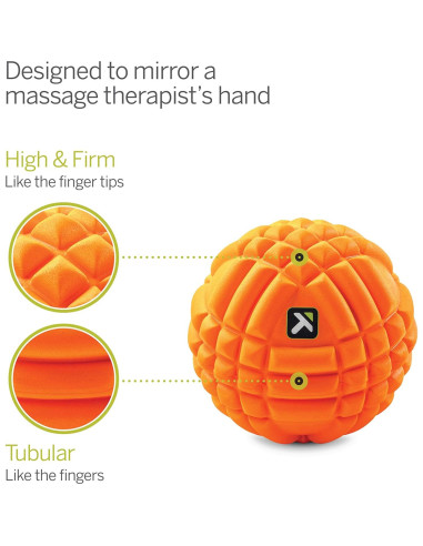 Pelota de Masaje de Espuma GRID TriggerPoint 12.7 cm Naranja