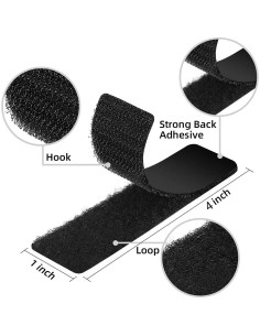 15 Juegos de Tiras Adhesivas Doble Cara NISUOIEN 2.54x10.16cm 2