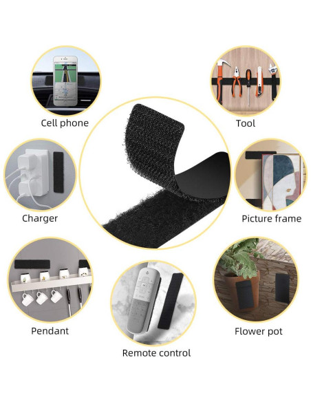 15 Juegos de Tiras Adhesivas Doble Cara NISUOIEN 2.54x10.16cm