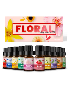 Aceites Esenciales Florales INWICOPH - Rosa, Jazmín, Gardenia y más