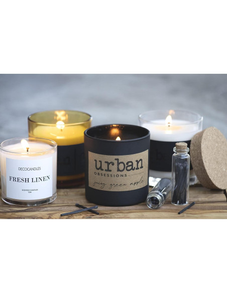 Vela Aromatizada de Soja DECOCANDLES 255 g Ámbar Almizclado Vela Aromatizada de Soja DECOCANDLES 255 g Ámbar Almizclado