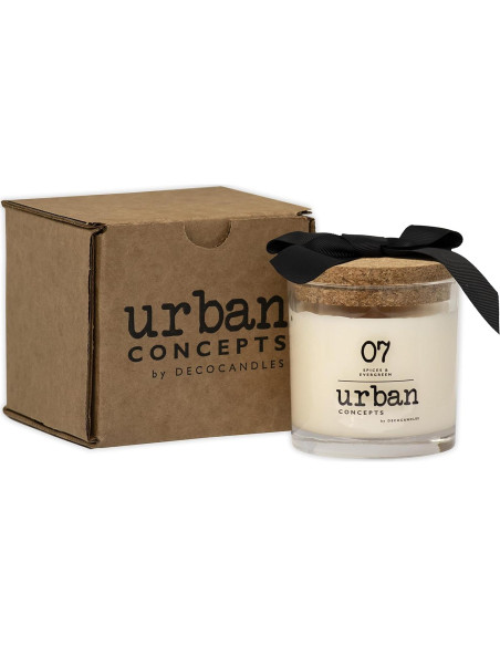 Vela Aromatizada de Soja DECOCANDLES 255 g Ámbar Almizclado Vela Aromatizada de Soja DECOCANDLES 255 g Ámbar Almizclado