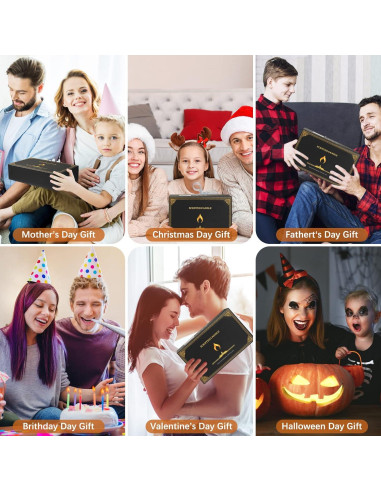 Set de 8 Velas Aromáticas Qizeion Cera de Soja 99g