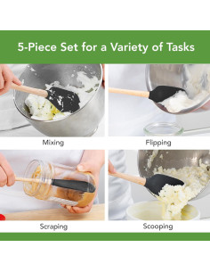 Juego de Utensilios de Cocina Tovolo 5 Piezas Silicona Negro 2