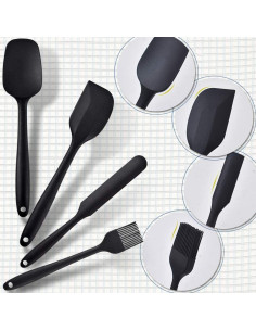 Juego de 6 Espátulas de Silicona Newk - Antiadherente y Durable 2