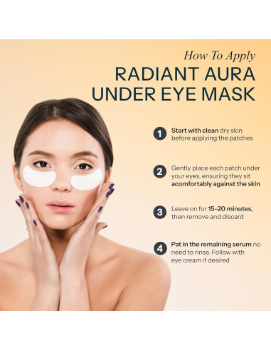 Parches para Ojos Klar and Co con Vitamina C y E - 5 Pares