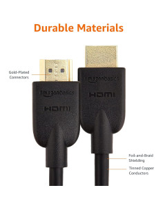 Cable HDMI 2.0 Amazon Basics 0.9m Macho a Macho 4K 18Gbps 2