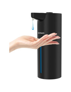 Dispensador Automático de Jabón Aunmaon Negro 1 Cuenta Ajustable