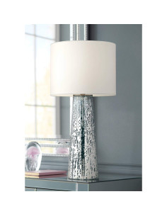 Lámpara de Mesa 360 Iluminación Vidrio Mercurio Azul 76.2 cm 2