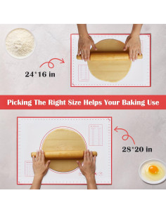 Alfombrilla de Silicona Antiadherente BlueBark 61x51cm 2