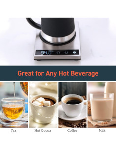 Calentador de Taza COSORI CO294-CW Digital 25-90C Acero Inoxidable 2