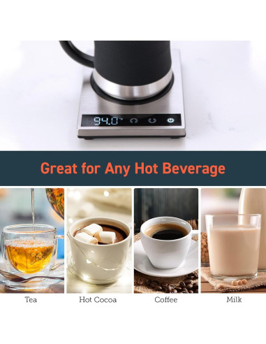 Calentador de Taza COSORI CO294-CW Digital 25-90C Acero Inoxidable