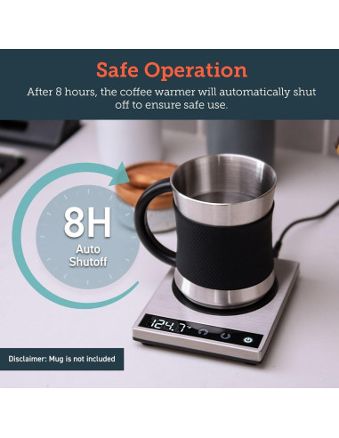 Calentador de Taza COSORI CO294-CW Digital 25-90C Acero Inoxidable