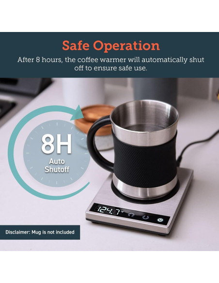 Calentador de Taza COSORI CO294-CW Digital 25-90C Acero Inoxidable