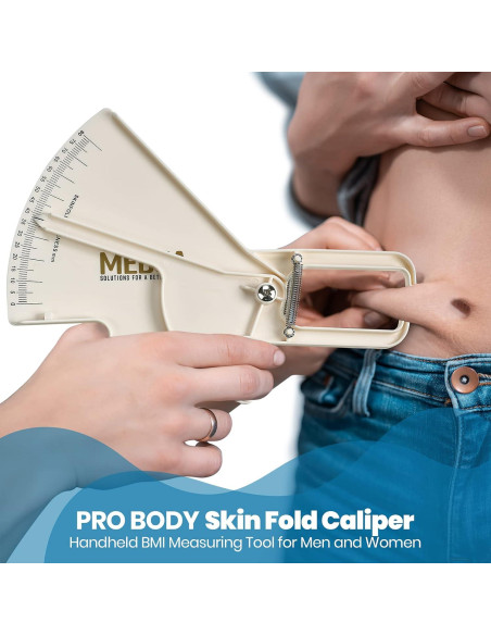 Calibrador de Piel Pro Body MEDca - Medición de Grasa Corporal