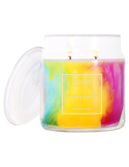 Vela Aromática HZ-WONMIO Vainilla Cremosa 340g 80 Horas Vela Aromática HZ-WONMIO Vainilla Cremosa 340g 80 Horas