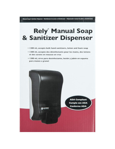 Dispensador Manual de Jabón Espumoso San Jamar SF1300TBK 1300 mL