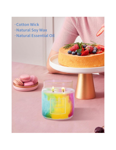 Vela Aromática HZ-WONMIO Vainilla Cremosa 340g 80 Horas